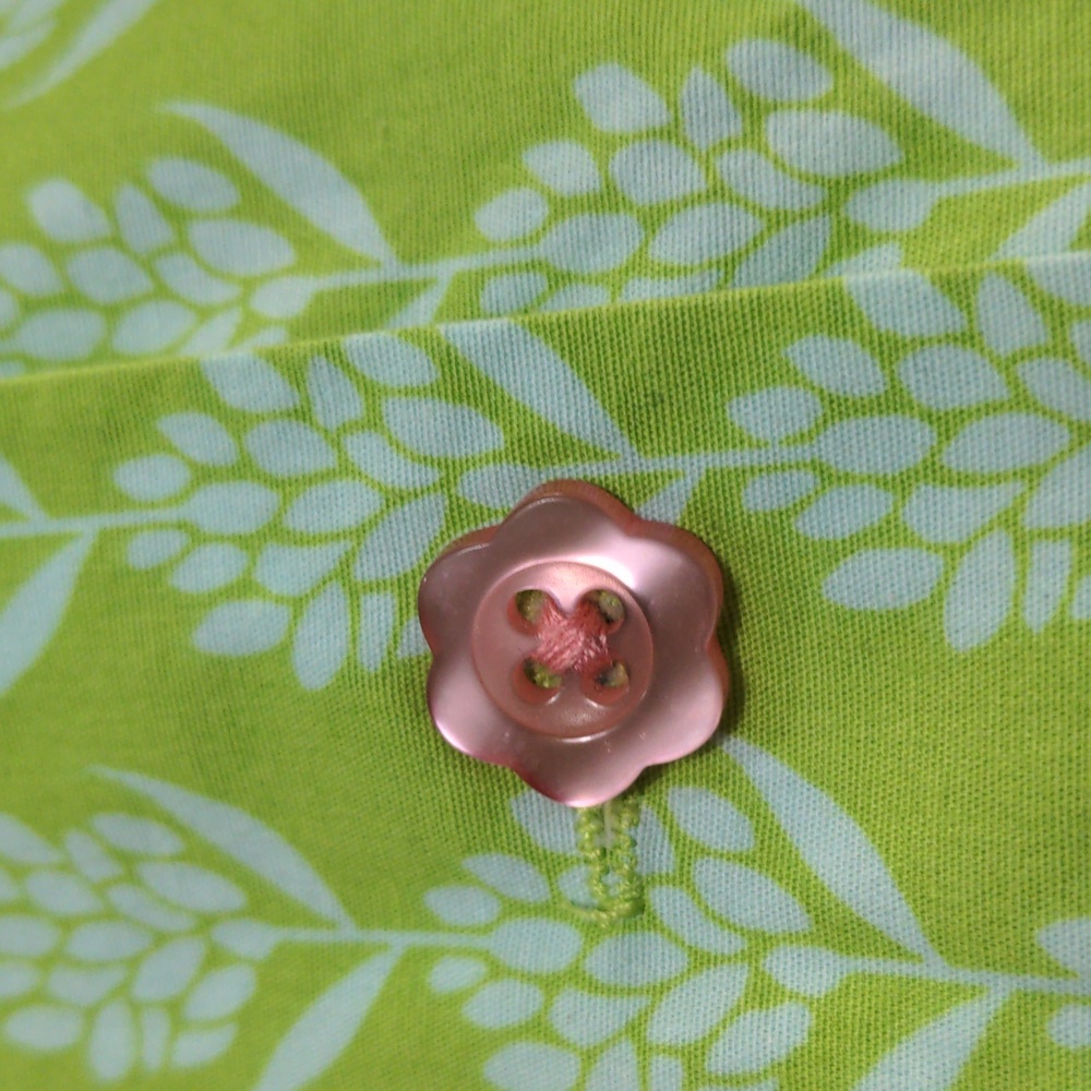 Serendipity Shrimp and Grits Green, Purple and Blue Scalloped Hem Dress Size 7-8 - Picture 12 of 12